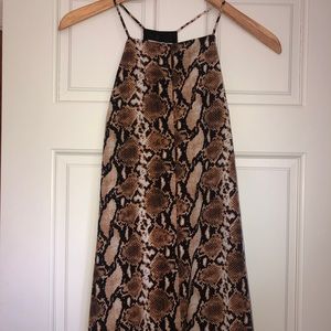 Pearle 88 Snakeskin Mini Dress